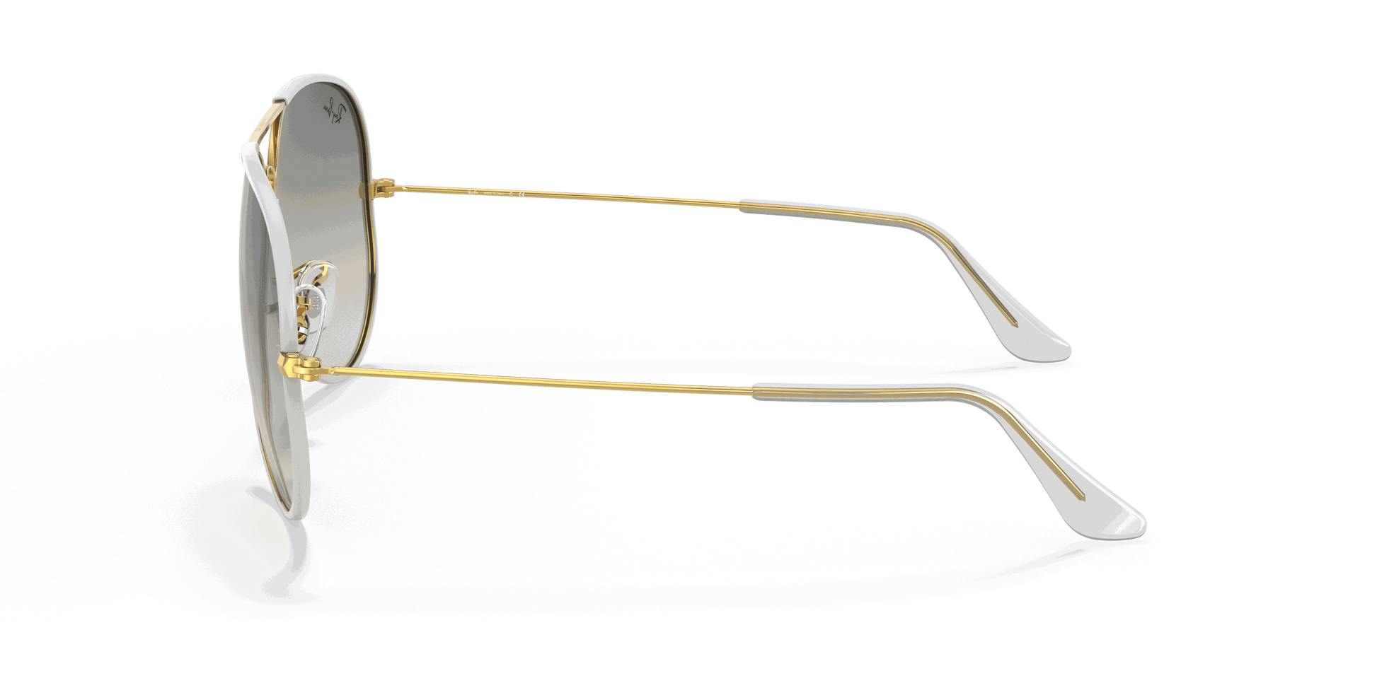 [Light Grey Gradient Lenses, Polished Grey Frame]