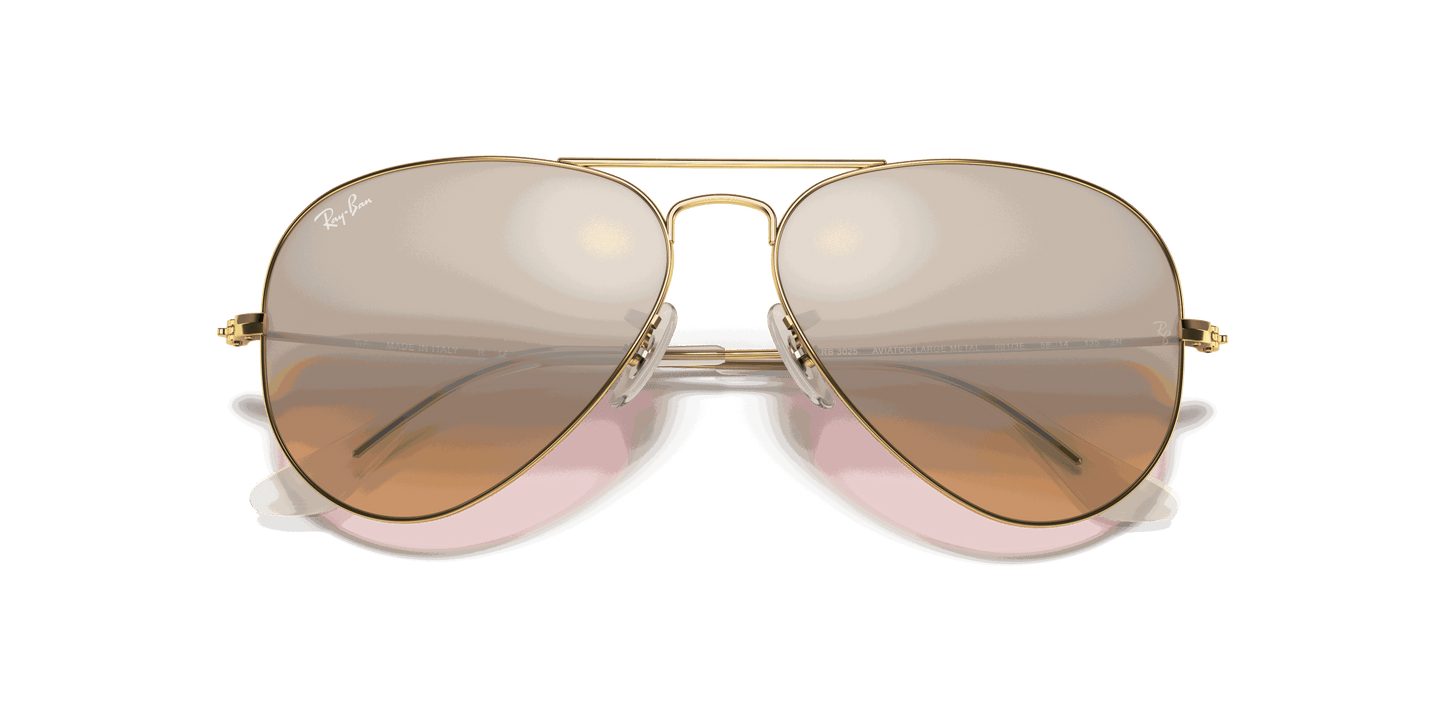 [Silver/Pink Lenses, Polished Arista Gold Frame]