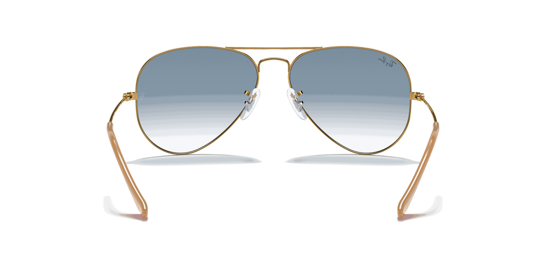 [Light Blue Lenses, Polished Arista Gold Frame]