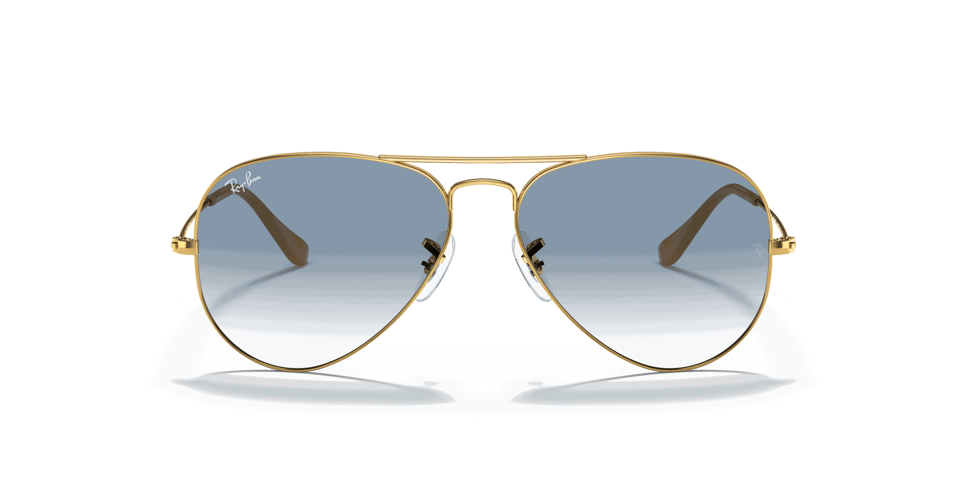 [Light Blue Lenses, Polished Arista Gold Frame]