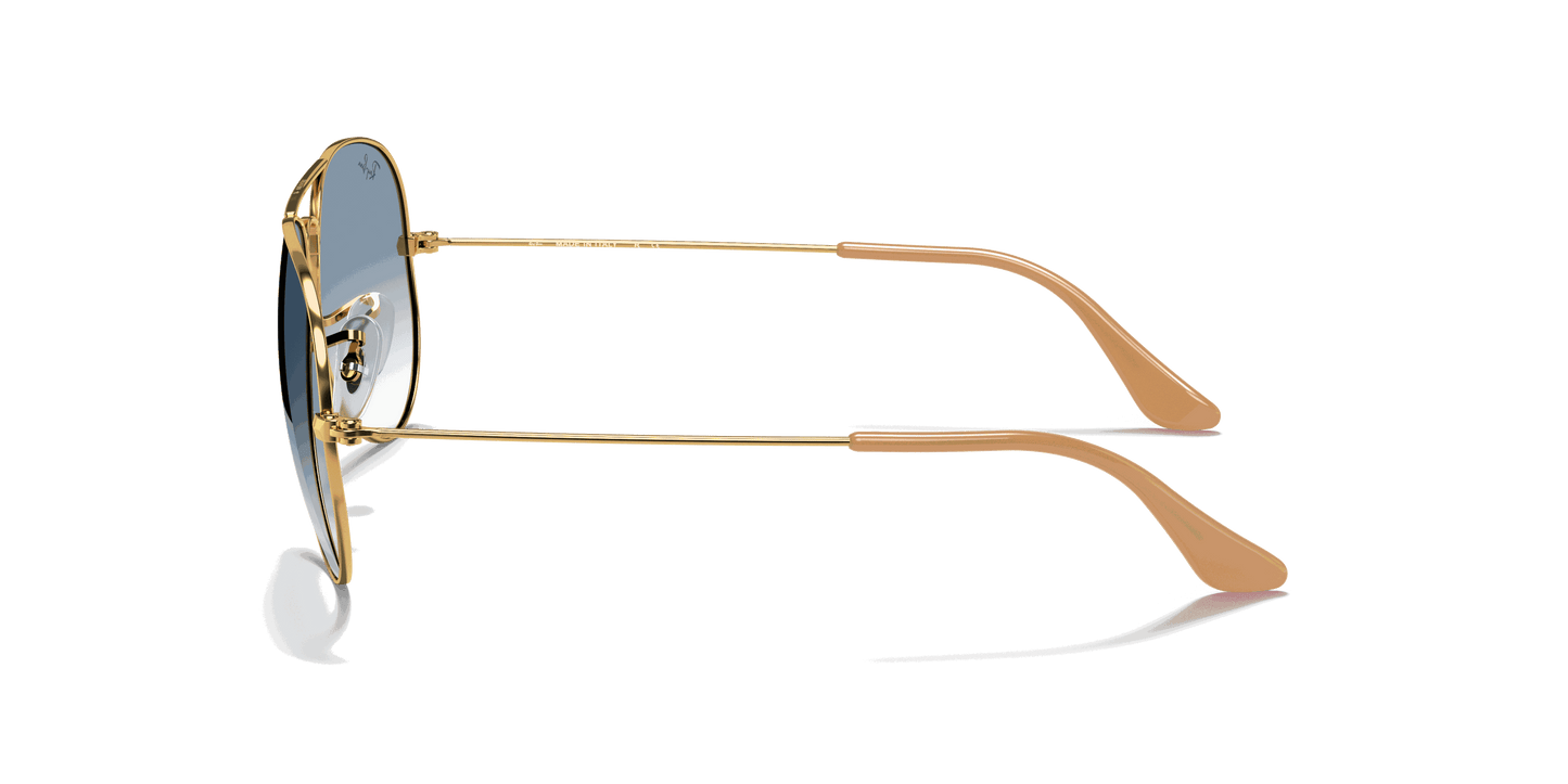 [Light Blue Lenses, Polished Arista Gold Frame]