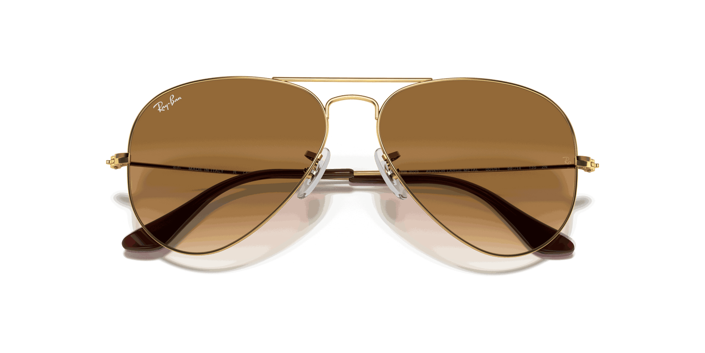 [Light Brown Lenses, Polished Arista Gold Frame]