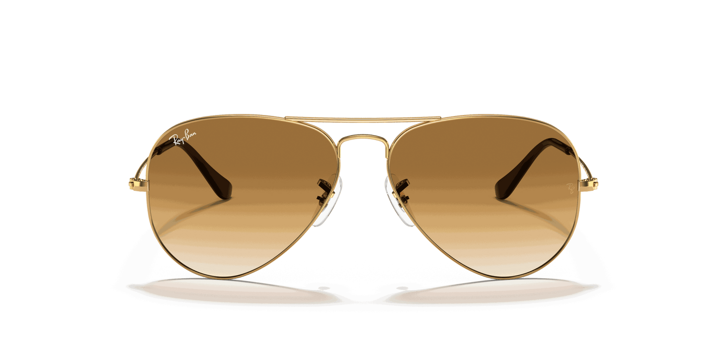 [Light Brown Lenses, Polished Arista Gold Frame]