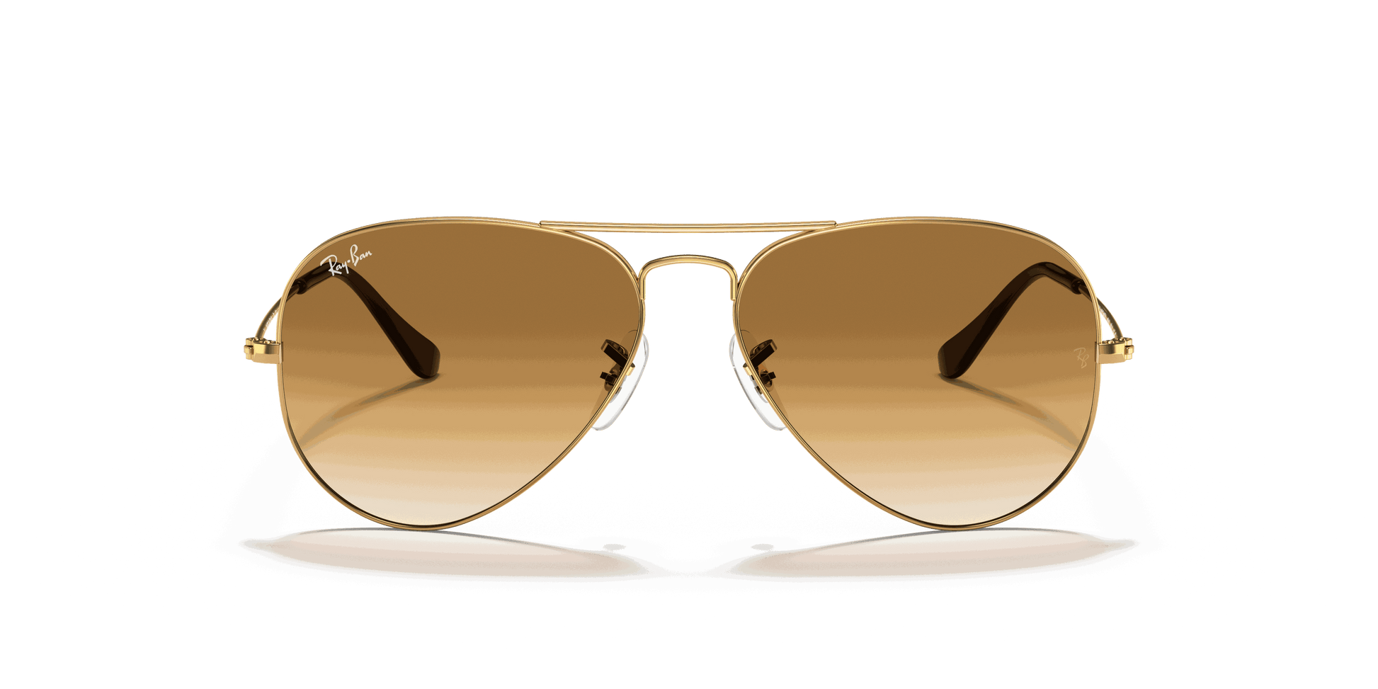 [Light Brown Lenses, Polished Arista Gold Frame]