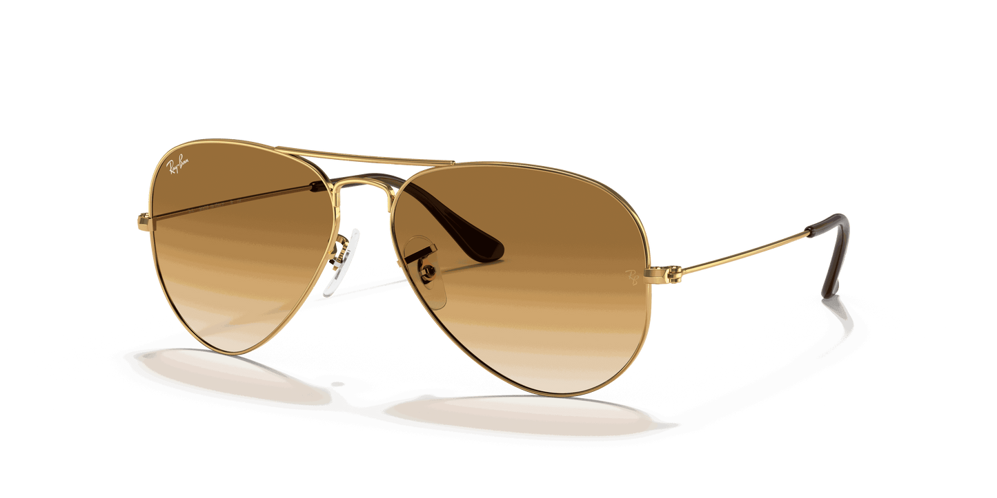 [Light Brown Lenses, Polished Arista Gold Frame]