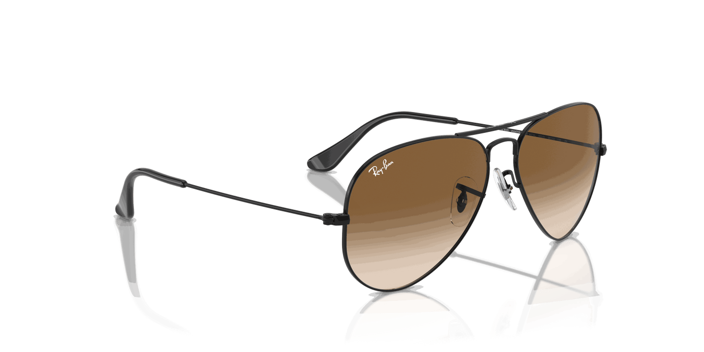 [Brown Lenses, Polished Black Frame]