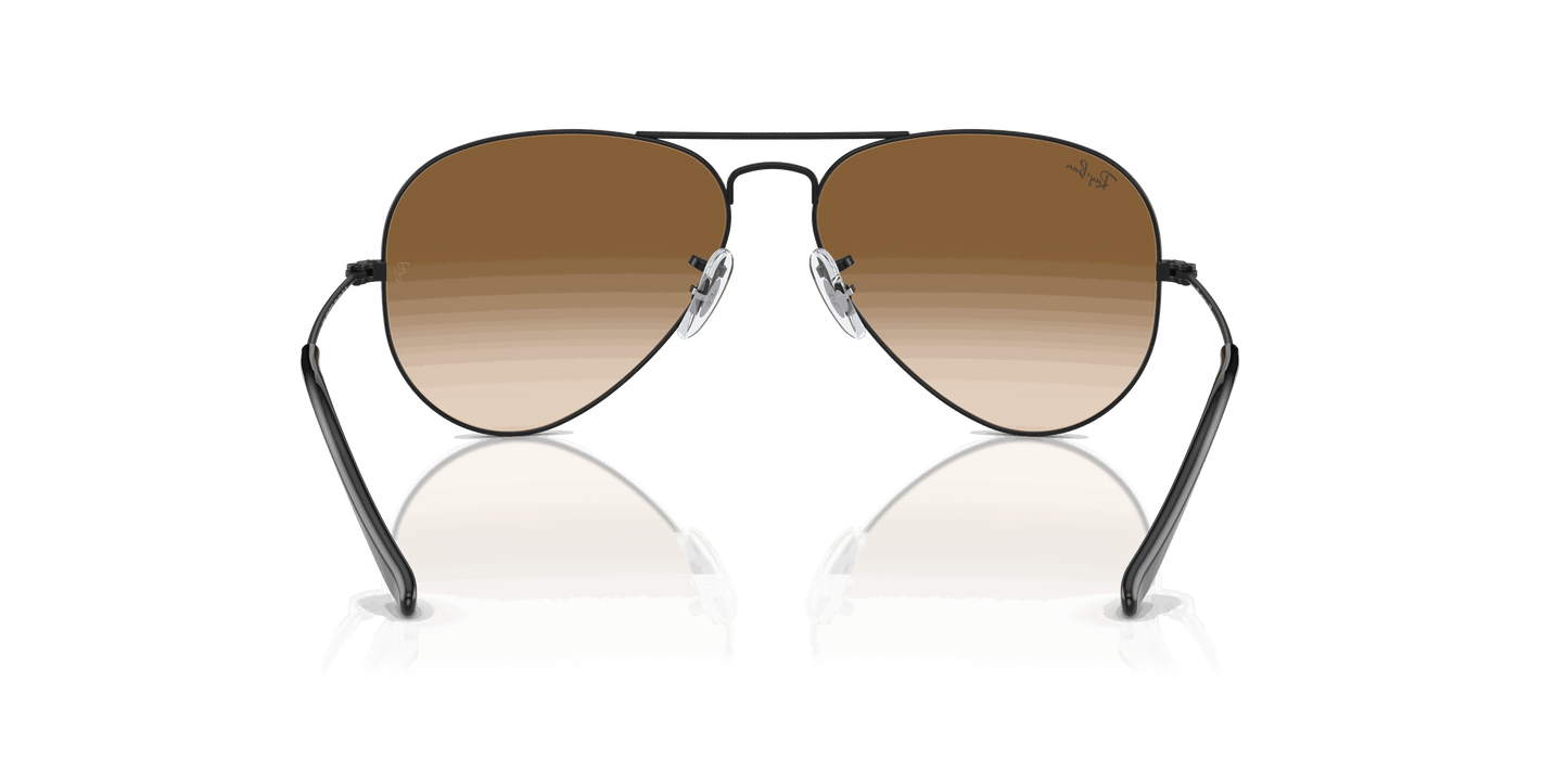 [Brown Lenses, Polished Black Frame]