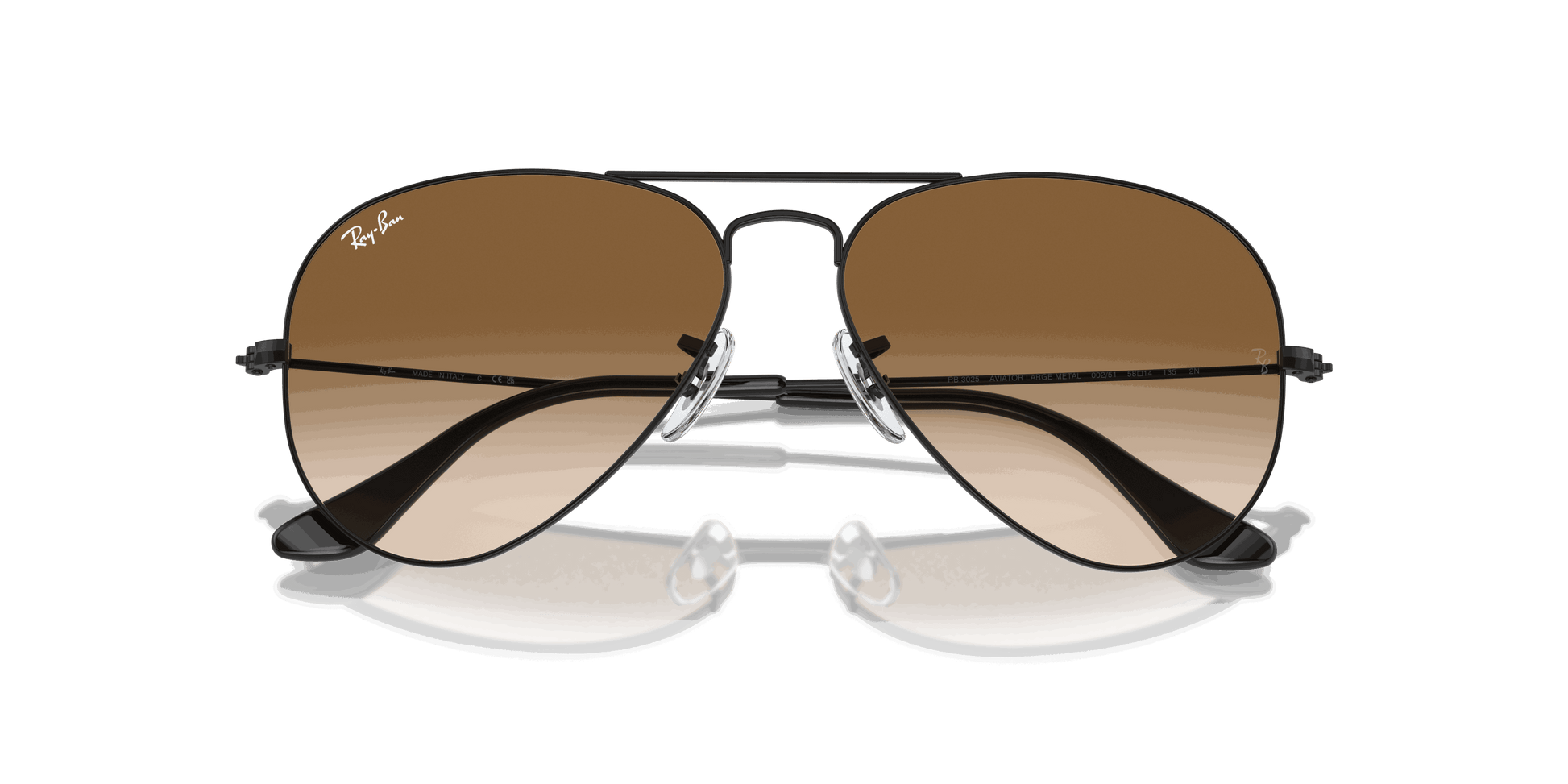 [Brown Lenses, Polished Black Frame]