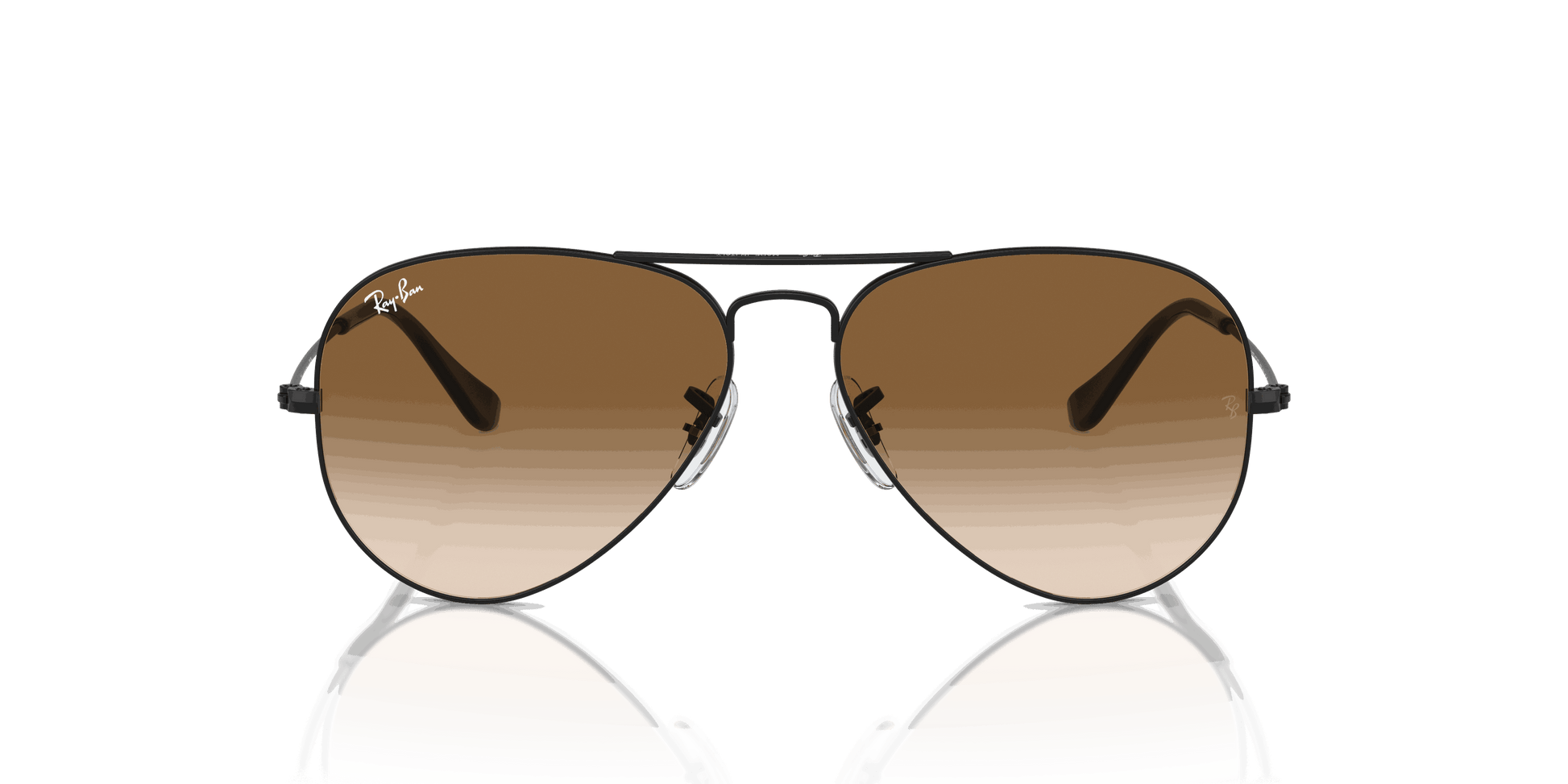 [Brown Lenses, Polished Black Frame]