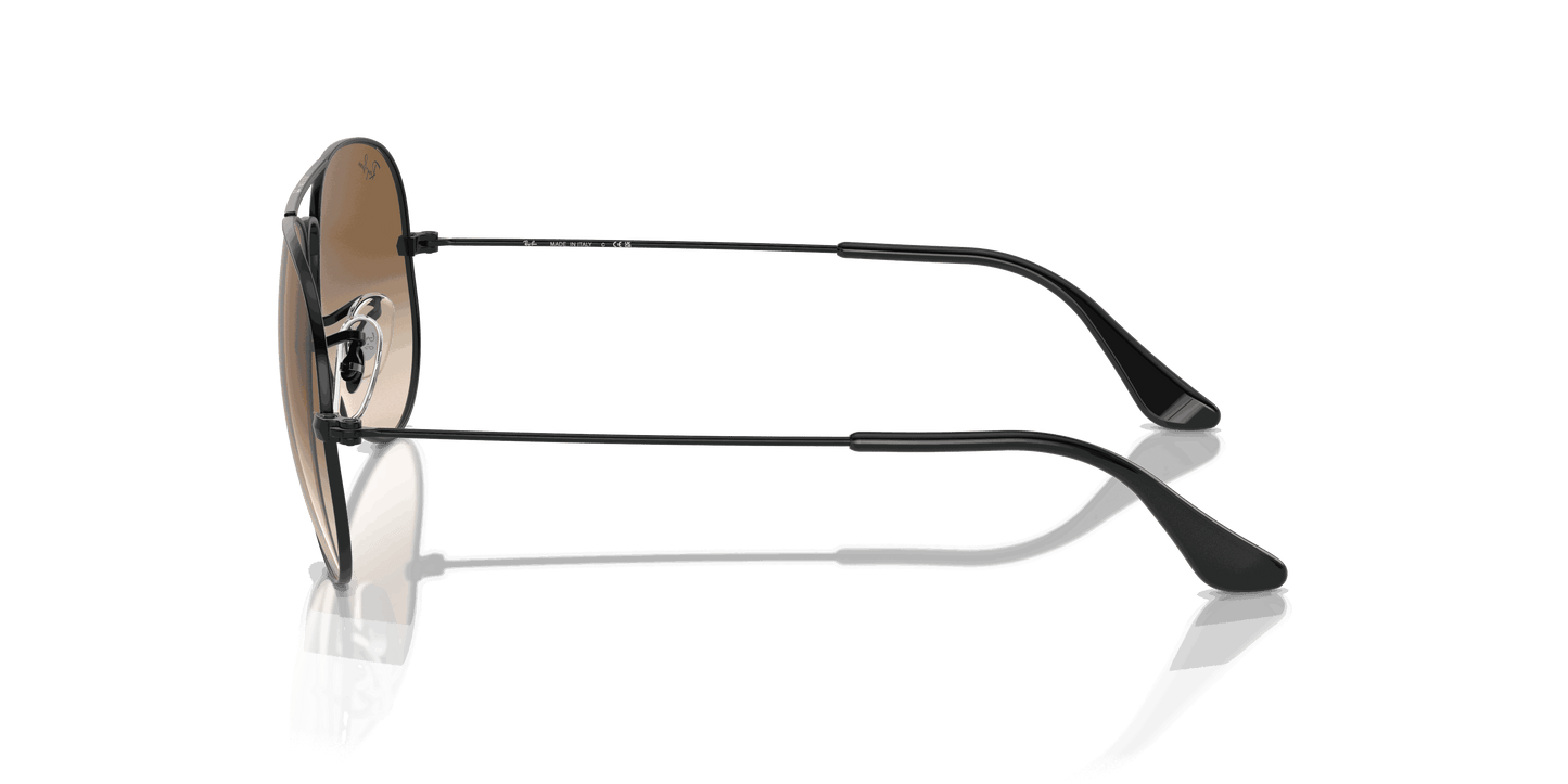 [Brown Lenses, Polished Black Frame]