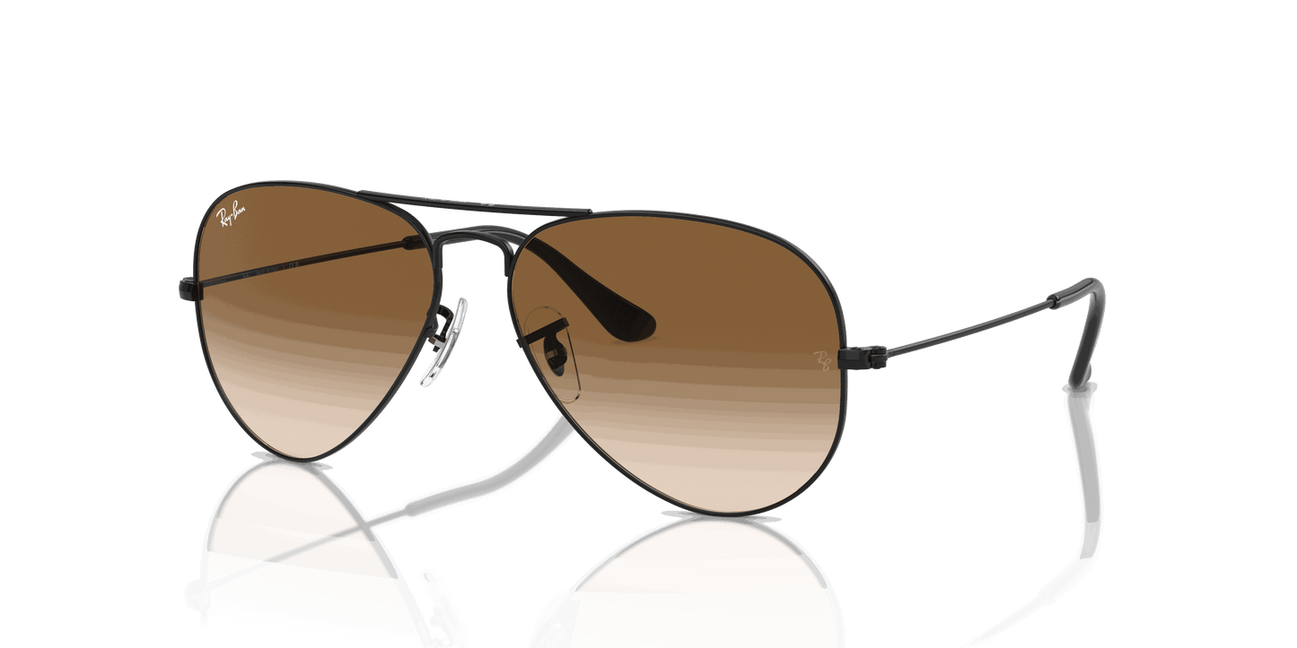 [Brown Lenses, Polished Black Frame]