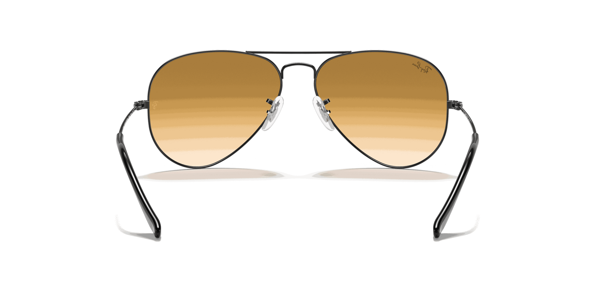 [Light Brown Gradient Lenses, Polished Gunmetal Frame]