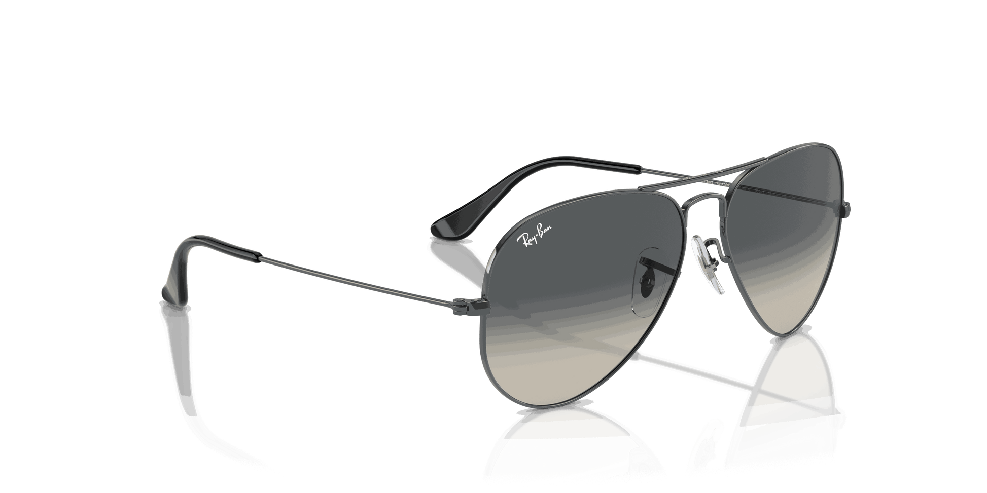[Grey Lenses, Polished Gunmetal Frame]