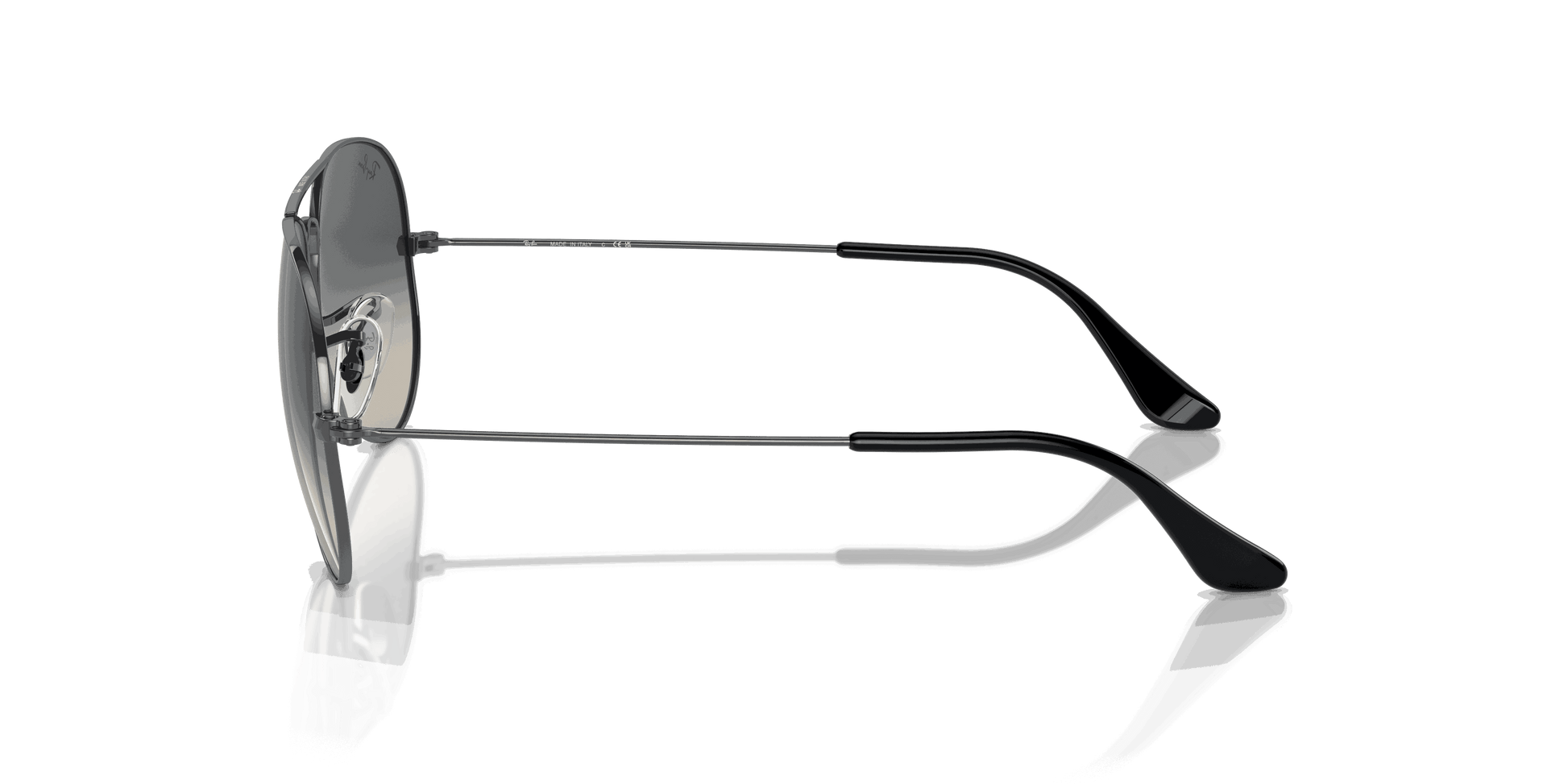 [Grey Lenses, Polished Gunmetal Frame]