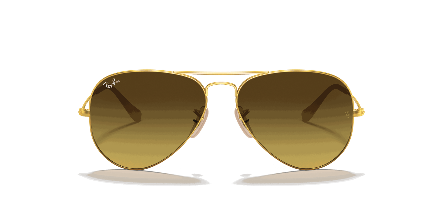[Brown Gradient Lenses, Matte Gold Frame]