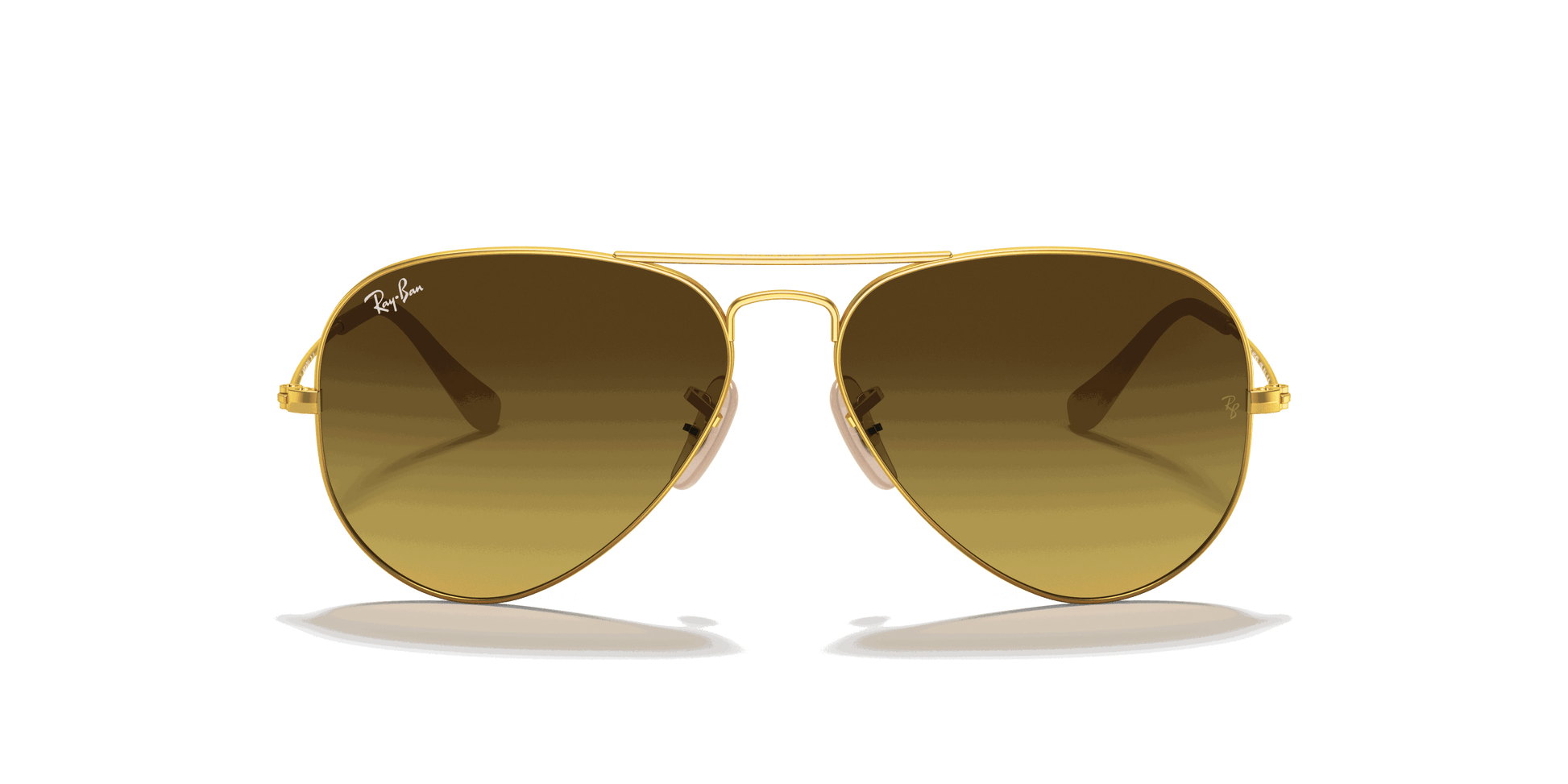 [Brown Gradient Lenses, Matte Gold Frame]