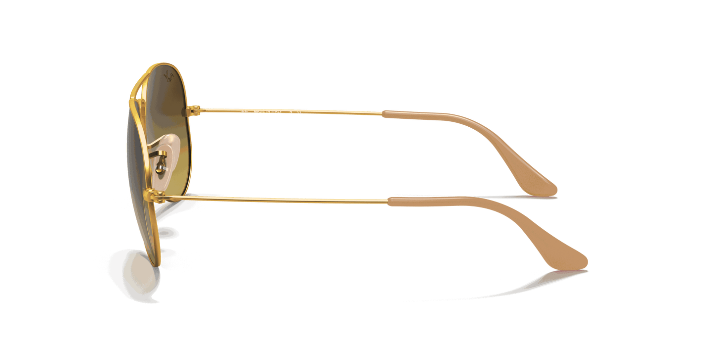 [Brown Gradient Lenses, Matte Gold Frame]