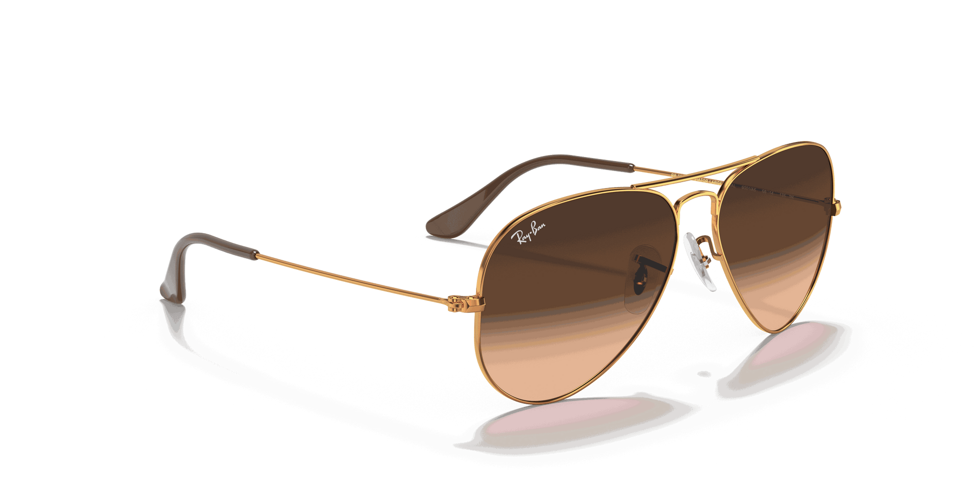 [Pink/Brown Lenses, Polished Light Brown Frame]