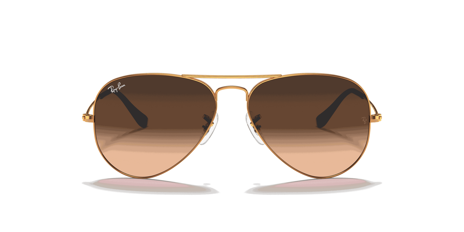 [Pink/Brown Lenses, Polished Light Brown Frame]