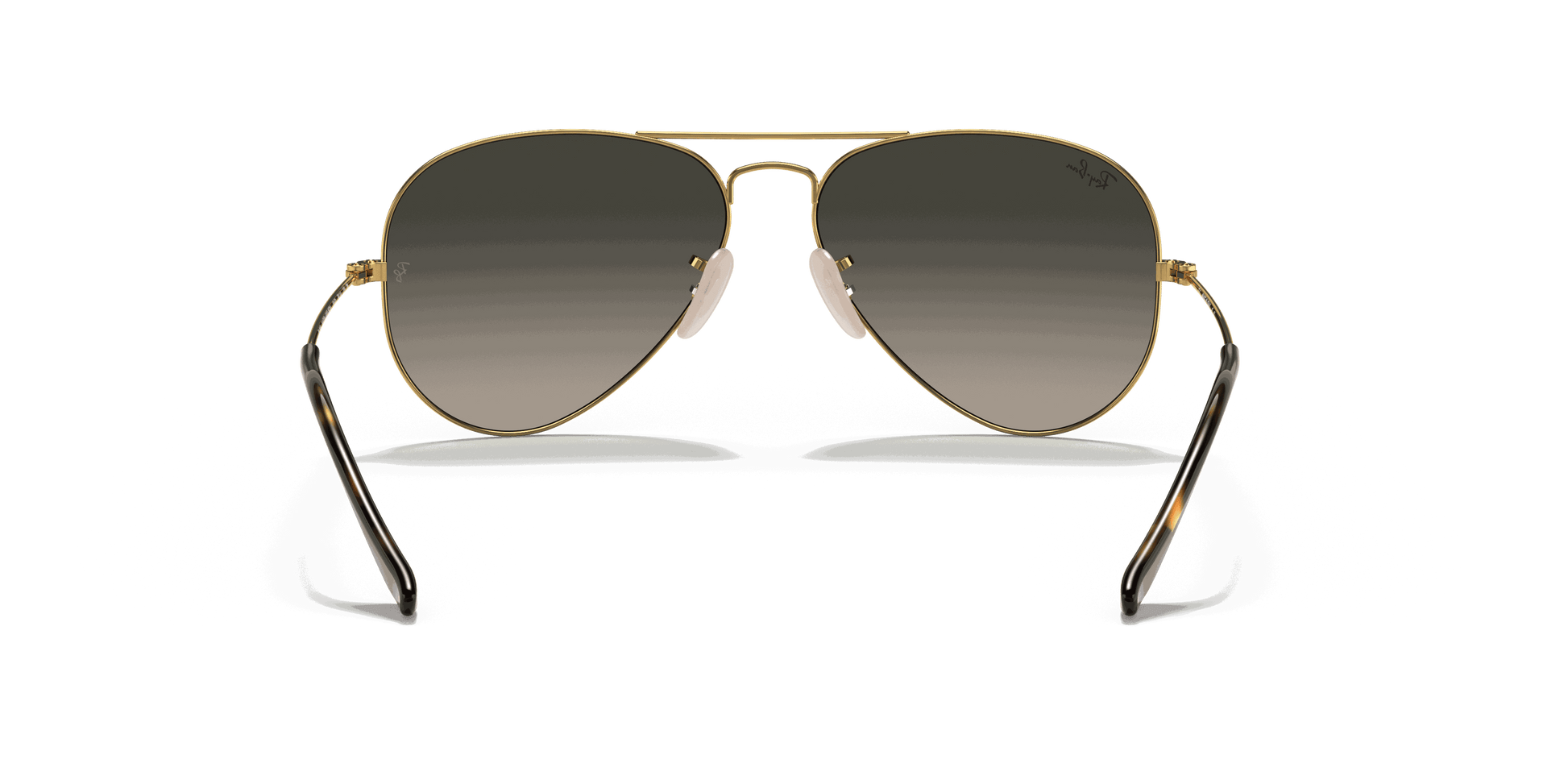 [Grey Gradient Lenses, Polished Arista Gold Frame]