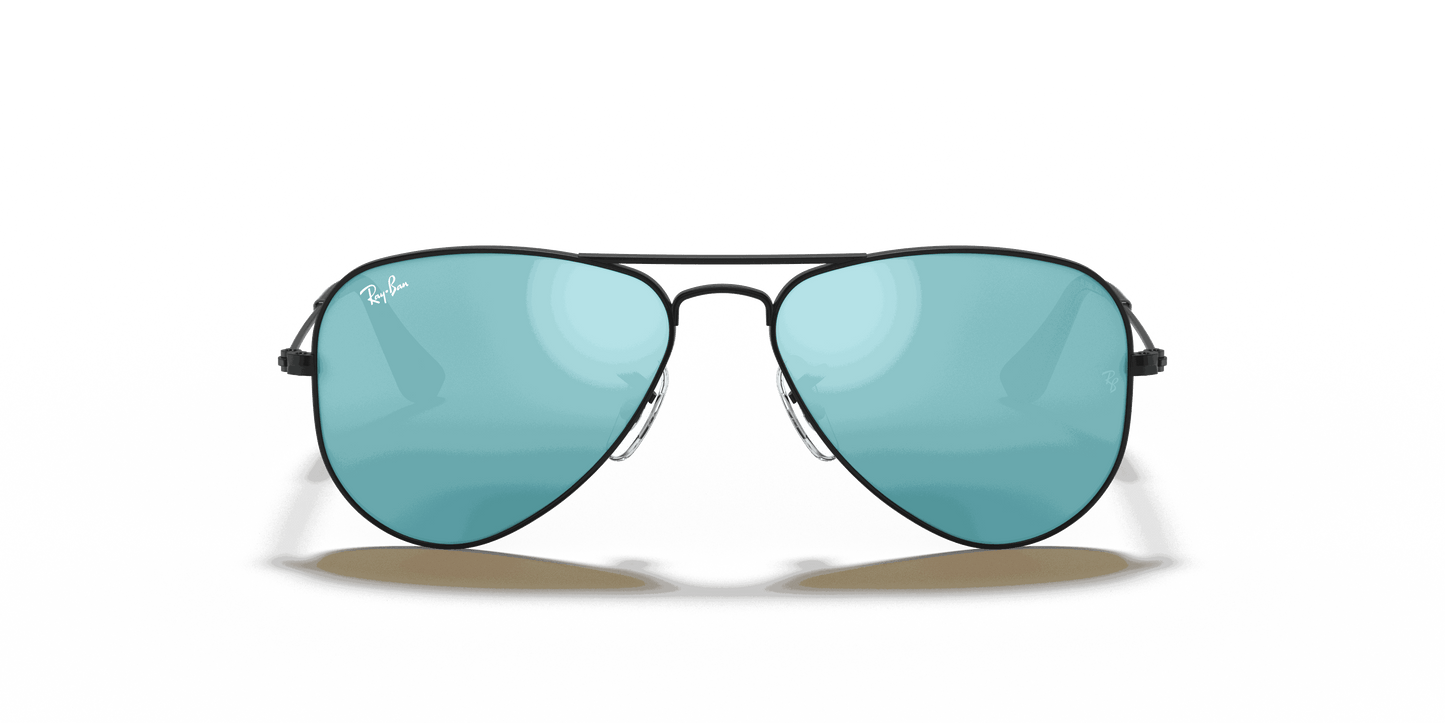 [Blue Flash Lenses, Matte Black Frame]