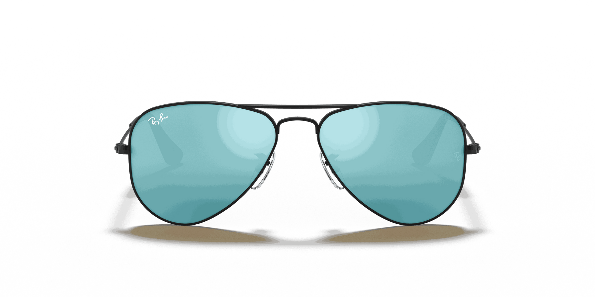 [Blue Flash Lenses, Matte Black Frame]