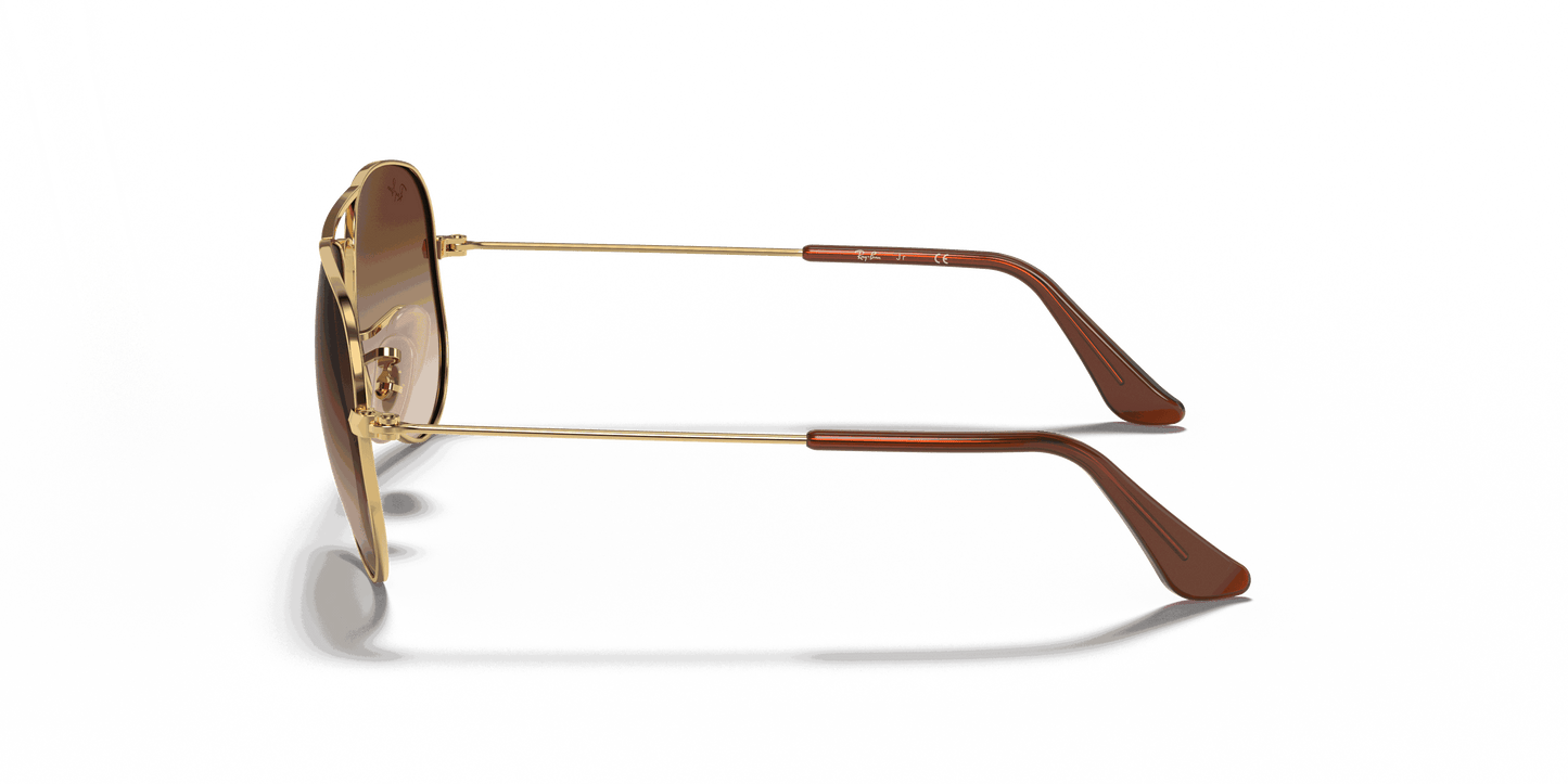 [Brown Lenses, Polished Arista Gold Frame]