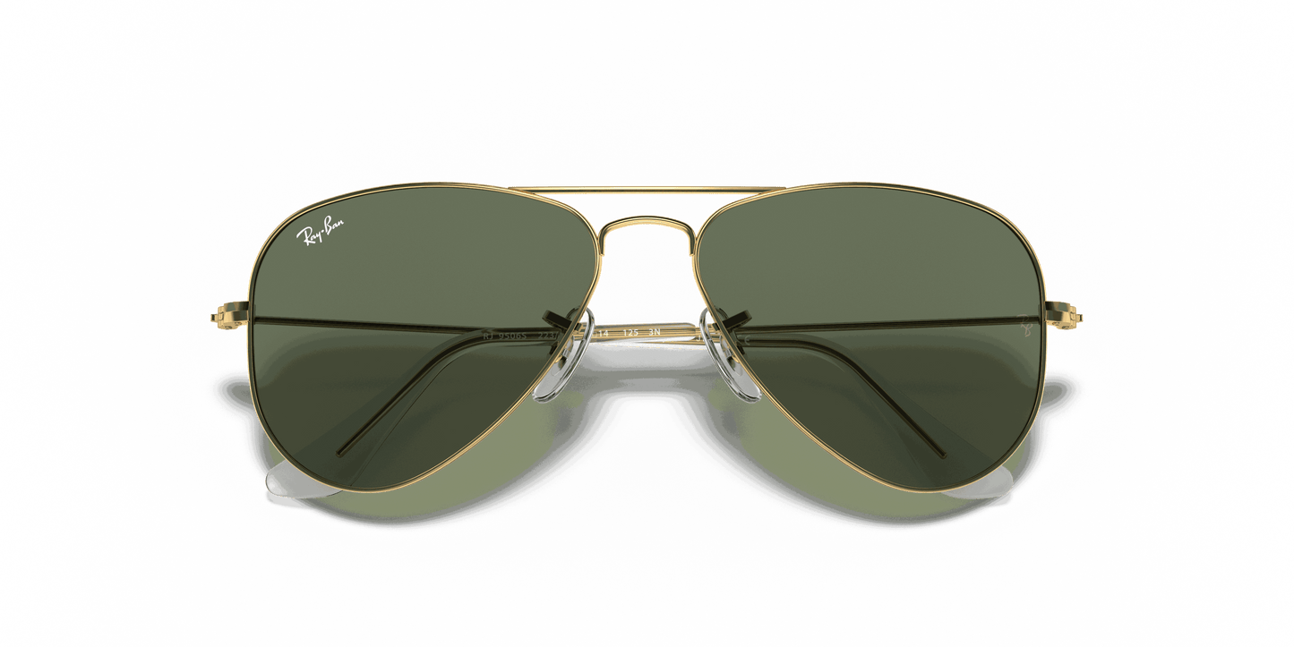 [Dark Green Lenses, Polished Arista Gold Frame]
