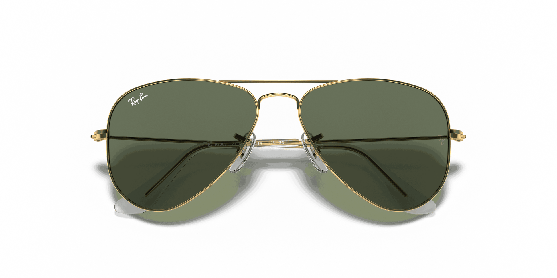 [Dark Green Lenses, Polished Arista Gold Frame]