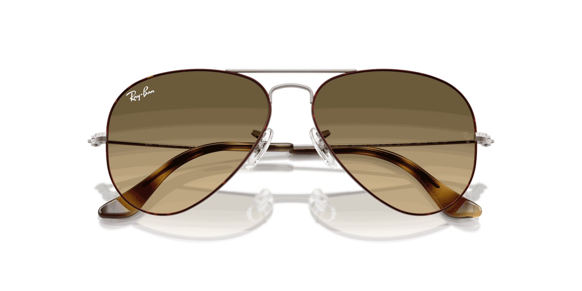 [Brown Vintage Gradient Black Lenses, Polished Havana On Gunmetal Frame]