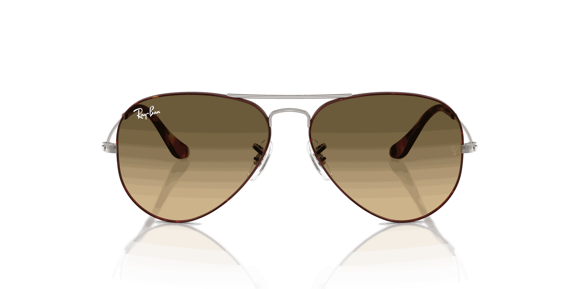 [Brown Vintage Gradient Black Lenses, Polished Havana On Gunmetal Frame]