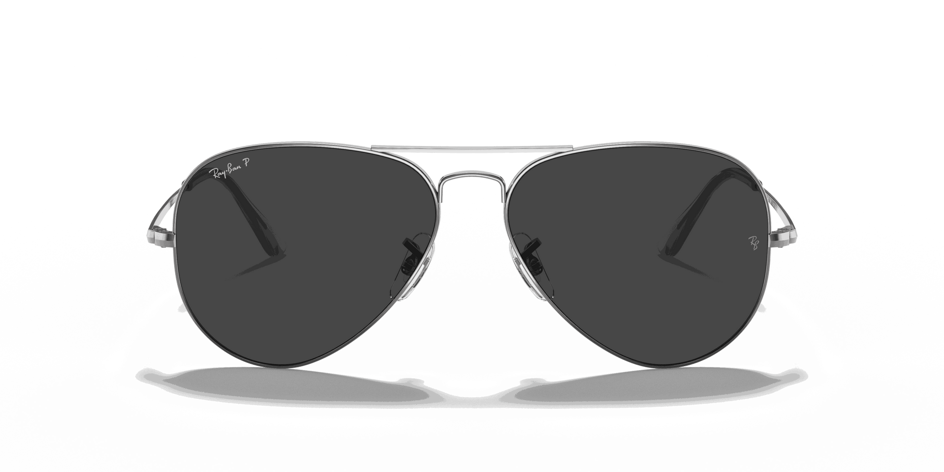 [Black Lenses, Polished Gunmetal Frame]