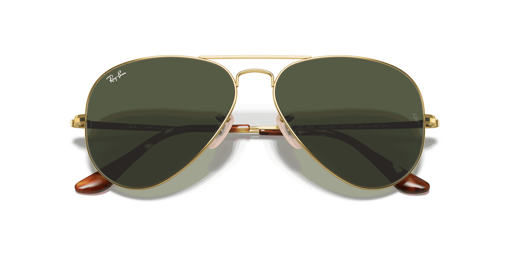 [G-15 Green Lenses, Polished Arista Gold Frame]