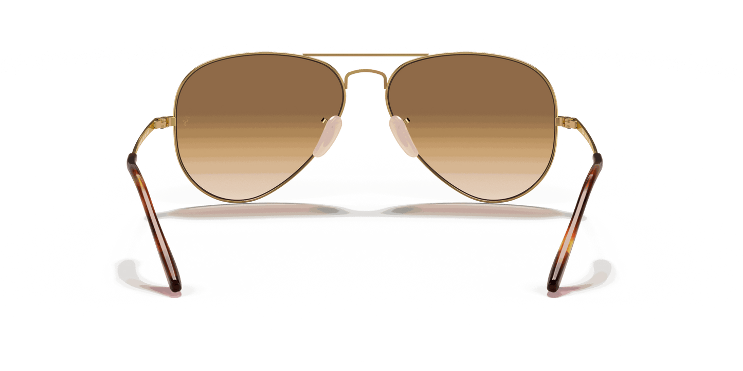[Light Brown Gradient Lenses, Polished Arista Gold Frame]