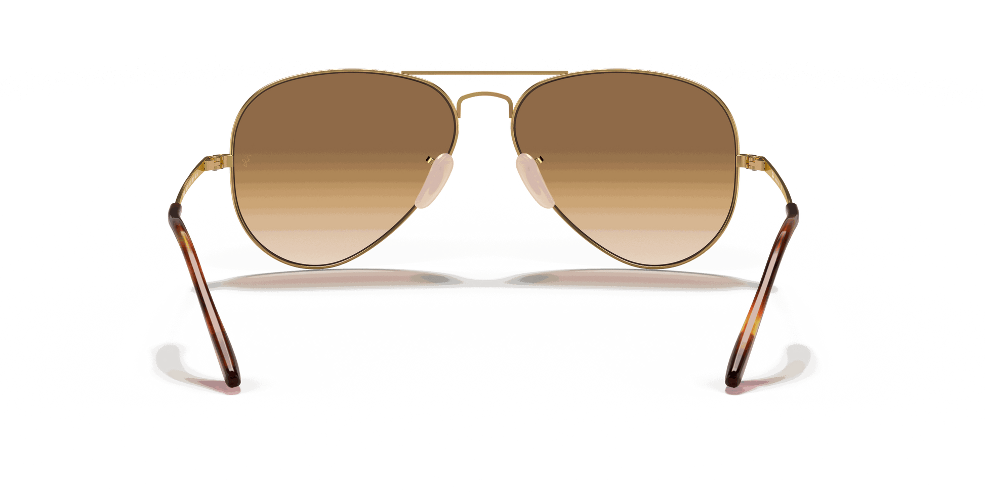 [Light Brown Gradient Lenses, Polished Arista Gold Frame]
