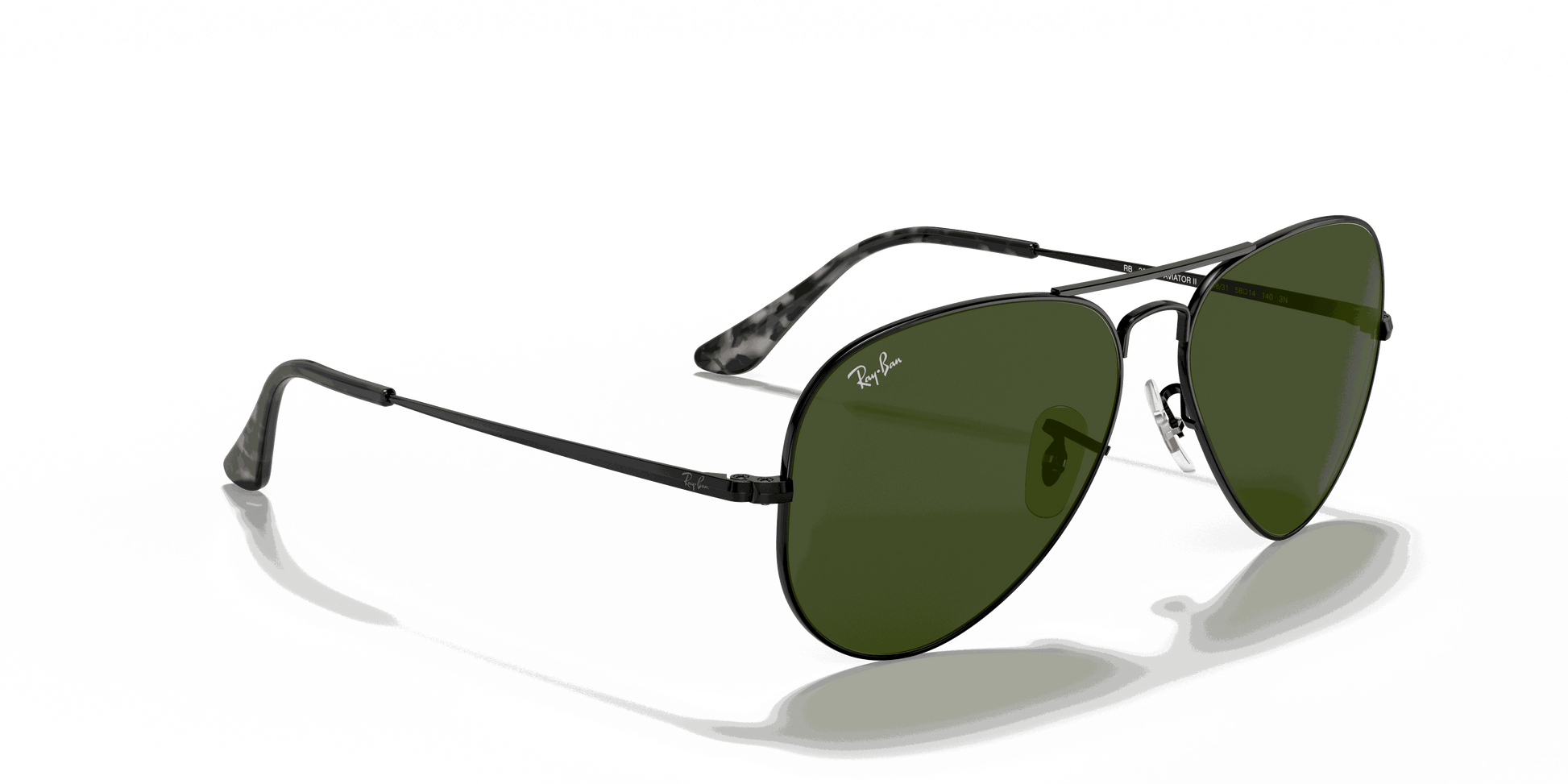 [G-15 Green Lenses, Polished Black Frame]