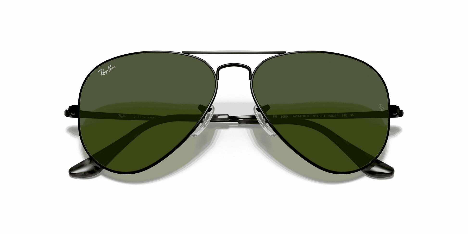 [G-15 Green Lenses, Polished Black Frame]