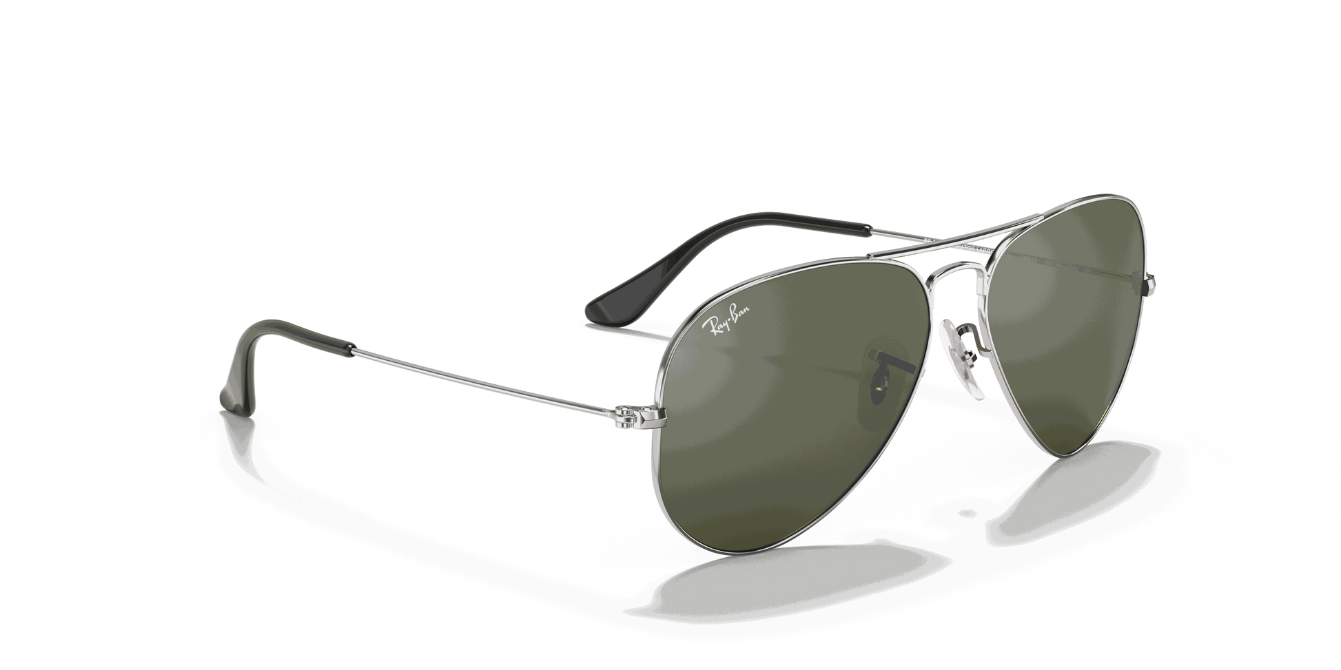 [Grey Lenses, Polished Silver Frame]