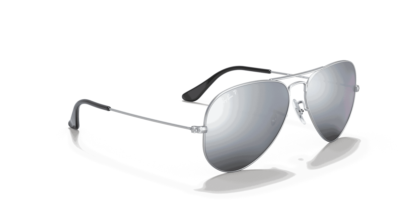 [Dark Grey Lenses, Matte Silver Frame]