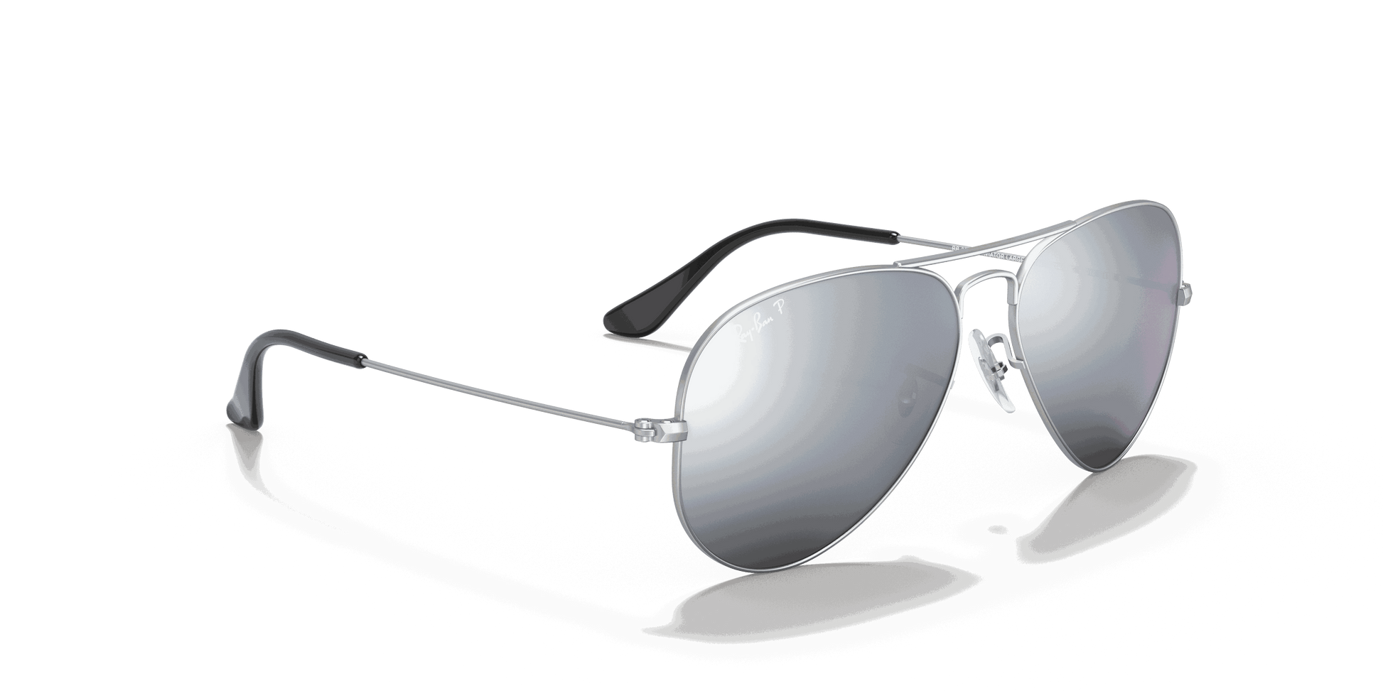 [Dark Grey Lenses, Matte Silver Frame]
