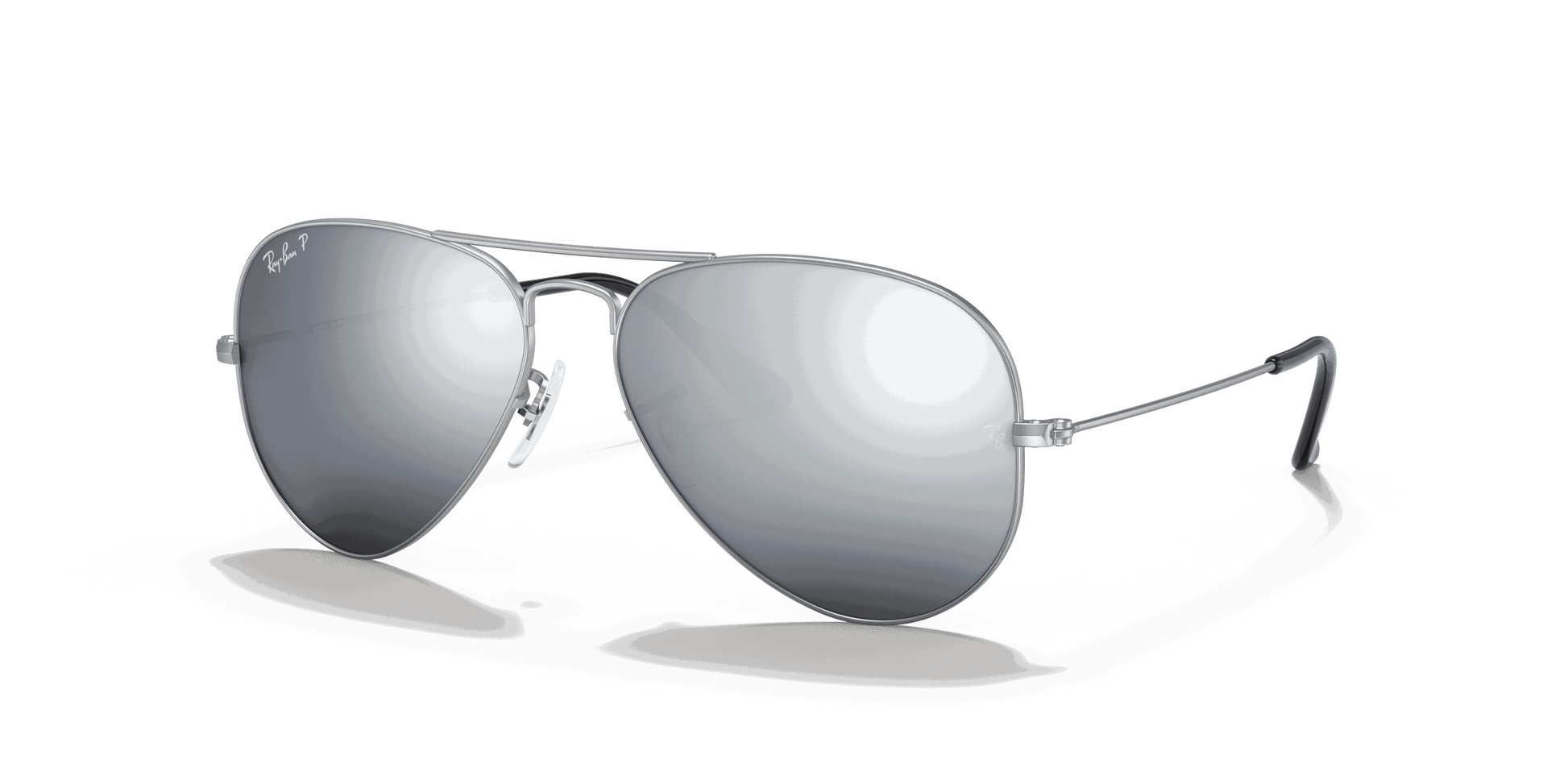 [Dark Grey Lenses, Matte Silver Frame]