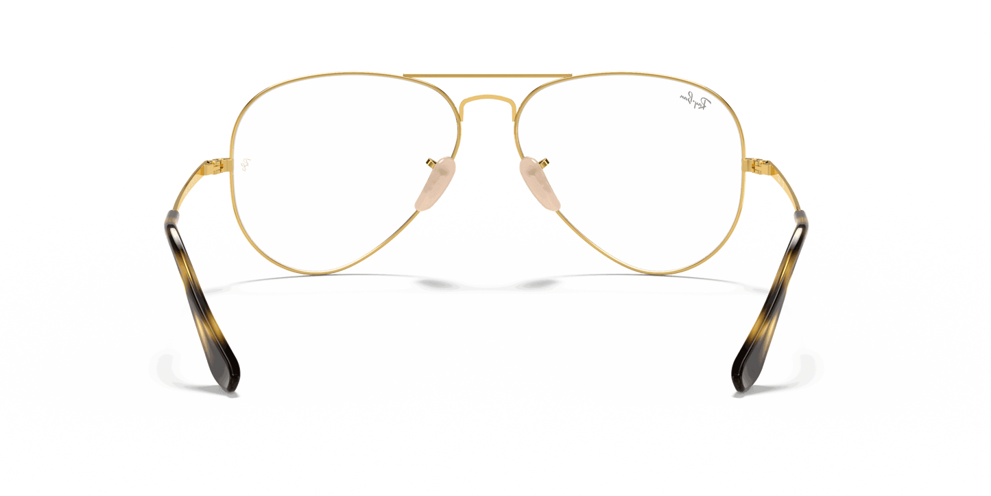 [Clear Lenses, Polished Arista Gold Frame]