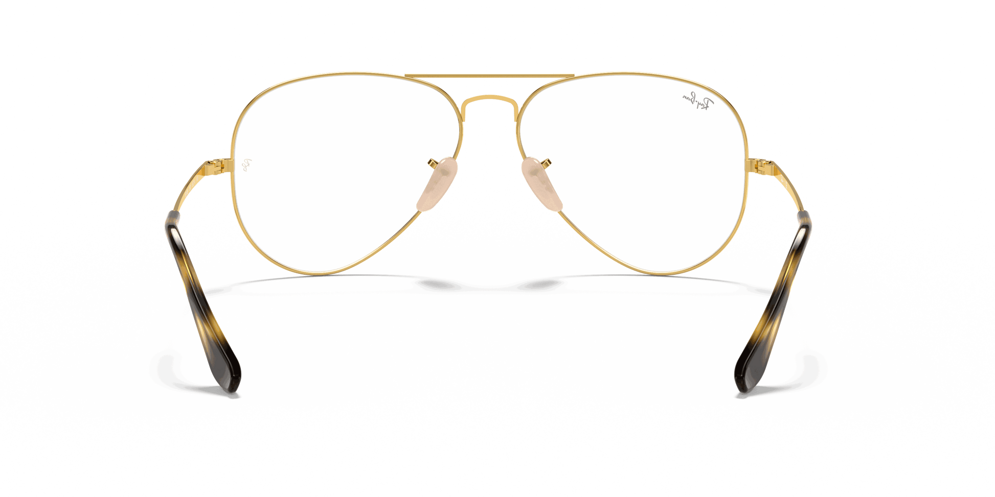 [Clear Lenses, Polished Arista Gold Frame]