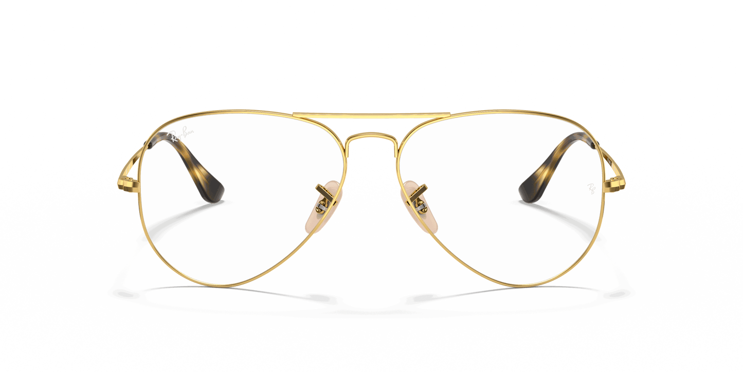 [Clear Lenses, Polished Arista Gold Frame]