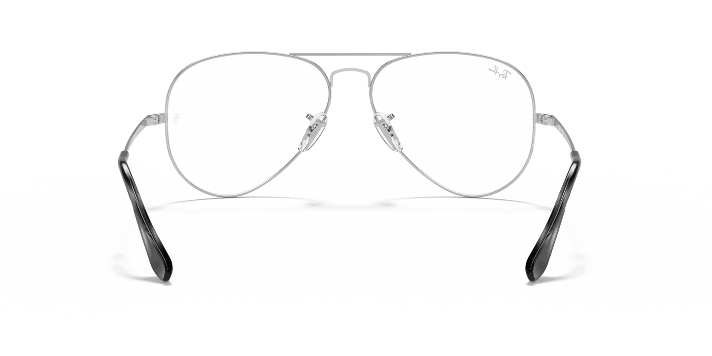 [Clear Lenses, Polished Silver Frame]