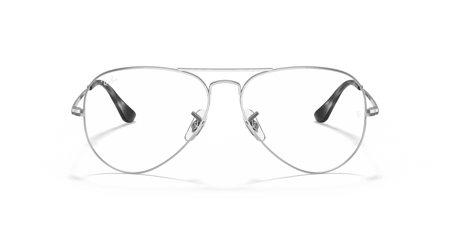 [Clear Lenses, Polished Silver Frame]
