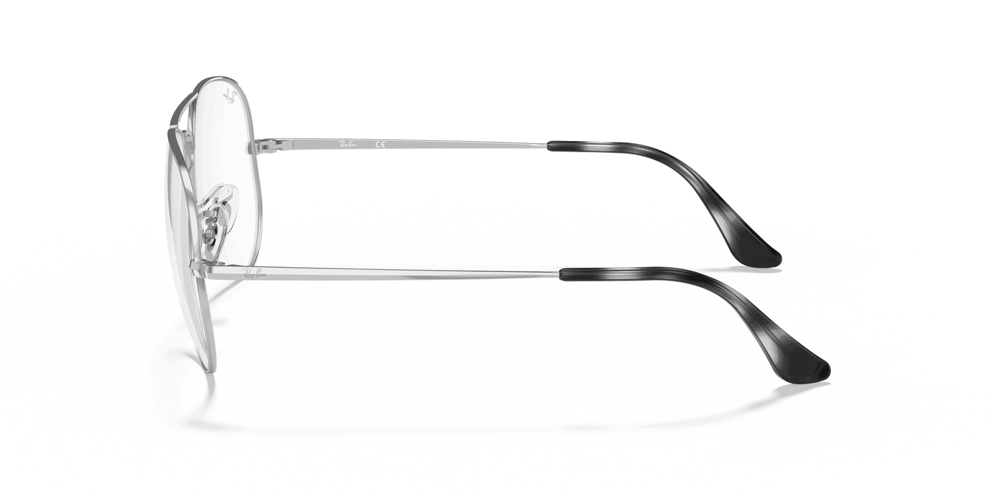 [Clear Lenses, Polished Silver Frame]