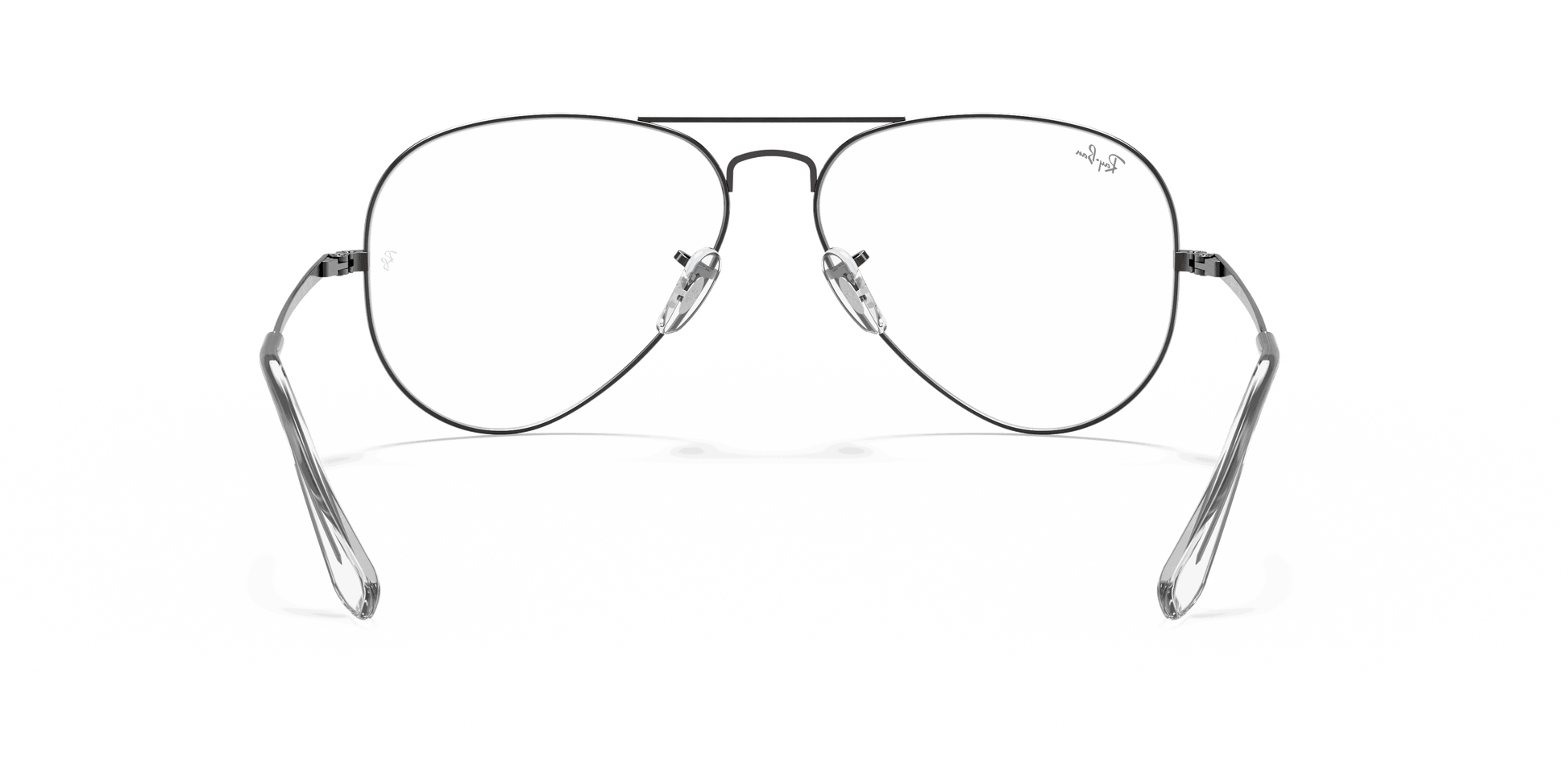 [Clear Lenses, Polished Gunmetal Frame]