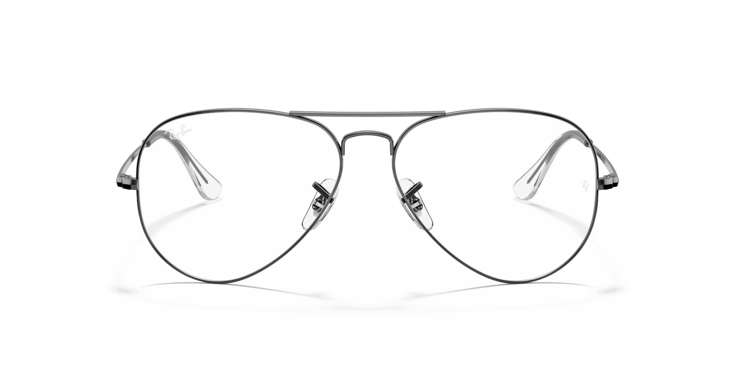 [Clear Lenses, Polished Gunmetal Frame]