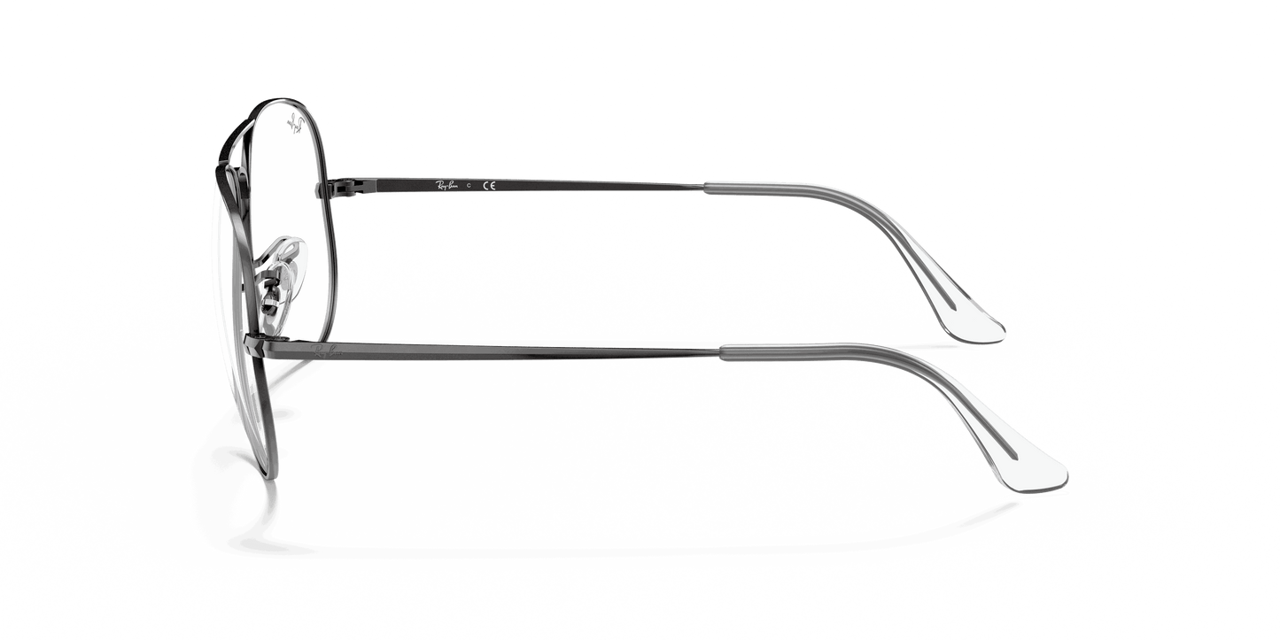 [Clear Lenses, Polished Gunmetal Frame]